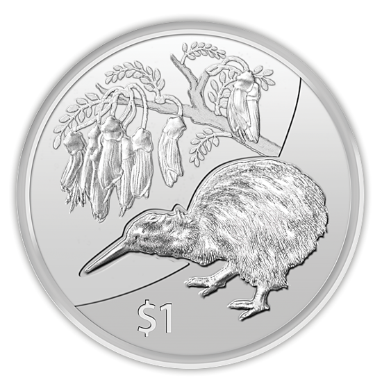 Imagen de Neuseeland Kiwi 2012, 1 oz Silber