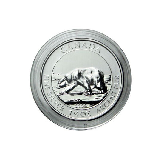Picture of Lindner coin capsules for Canada 1.5 oz silver coins