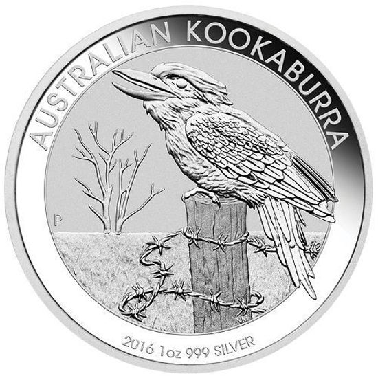 Imagen de Australian Kookaburra 2016, 1 oz Plata