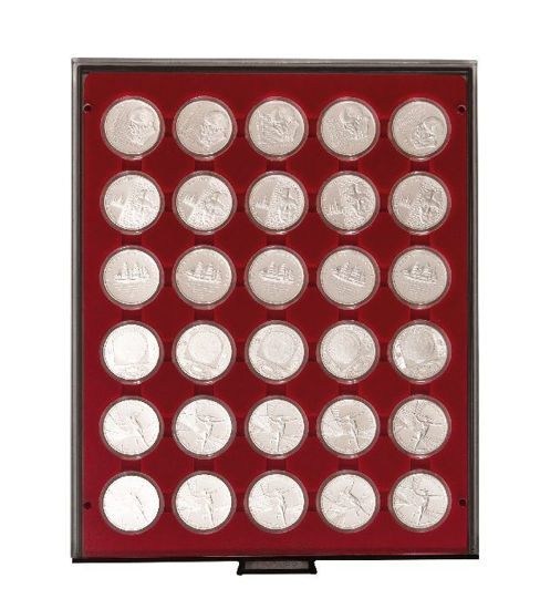 Lindner Cápsulas para monedas de 14 a 50 mm de diámetro a elegir entre 1 10 5 14 mm – por 100 100 unidades