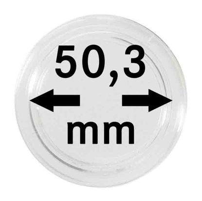 Picture of Lindner coin capsule, diameter 50.30 mm (1 piece)