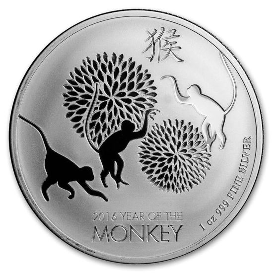 Picture of Niue Lunar 2016 “Year of the Monkey ” 1 oz Silver