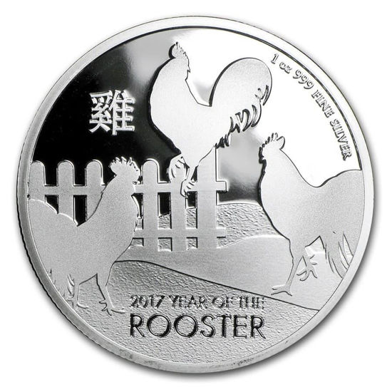 Picture of Niue Lunar 2017 “Year of the Rooster”, 1 oz Silver