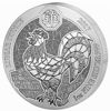 Picture of Rwanda Lunar 2017 “Year of the Rooster”, 1 oz Silver