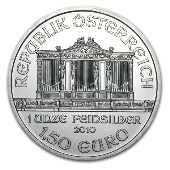 Picture of Vienna Philharmonic 2010, 1 oz Silver