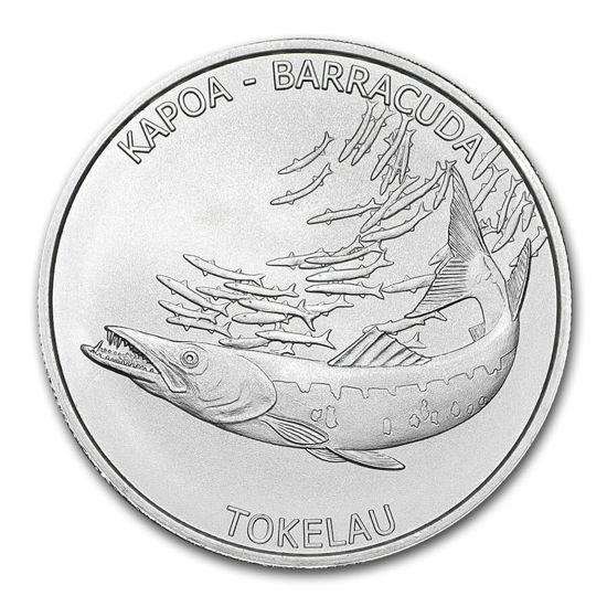 Picture of Tokelau 2017 Kapoa Barracuda, 1 oz Silver