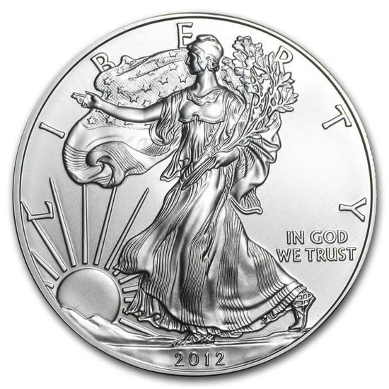 Bild von American Silver Eagle 2012, 1 oz Silber