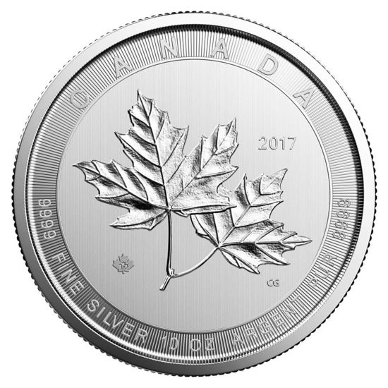 Imagen de Canada 2017 "Magnificent Maple Leaves", 10 oz Plata