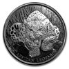 Picture of Ghana 2017 "African Leopard", 1 oz Silver