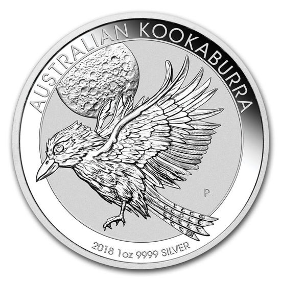 Imagen de Australian Kookaburra 2018, 1 oz Plata