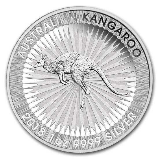 Picture of Australian 2018 “Kangaroo” (Perth Mint), 1 oz Silver