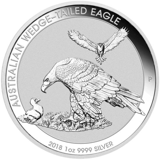 Picture of Australian 2018 Wedge-Tailed Eagle, 1 oz Silver