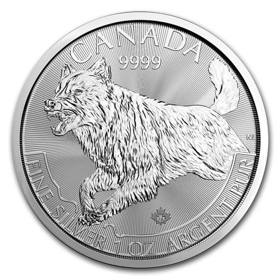 Imagen de Canada Predator 2018 “Wolf”, 1 oz Plata
