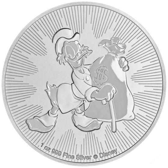 Bild von Niue 2018 Disney - Scrooge McDuck / Dagobert Duck, 1 oz Silber