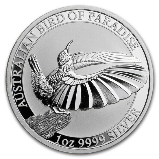 Bild von Australien 2018 Bird of Paradise "Victoria’s Riflebird", 1 oz Silber