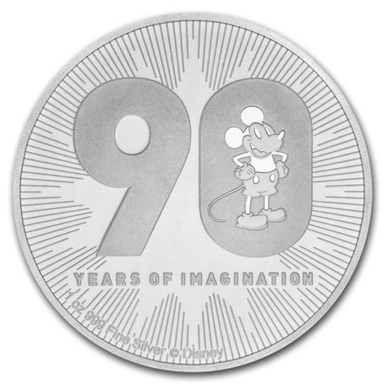 Imagen de Niue 2018 Disney - Mickey Mouse "90 Years of Imagination", 1 oz Plata