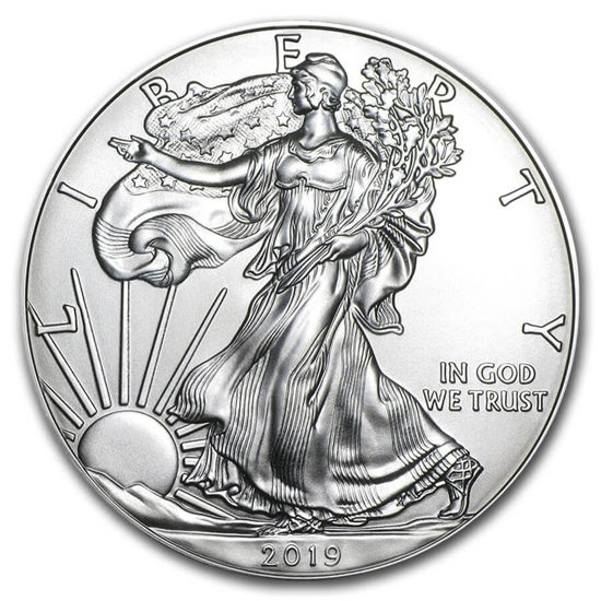 Imagen de American Silver Eagle 2019, 1 oz Plata