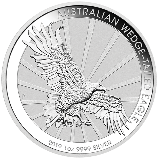 Picture of Australian 2019 Wedge-Tailed Eagle, 1 oz Silver