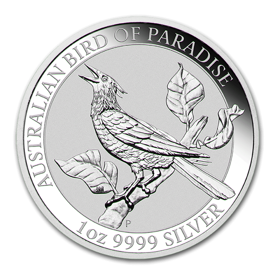 Bild von Australien 2019 Bird of Paradise "Manucodia", 1 oz Silber