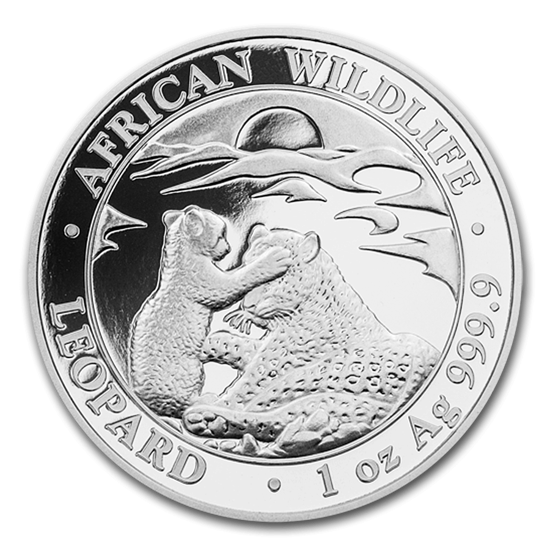 Picture of Somalia Leopard 2019, 1 oz Silver