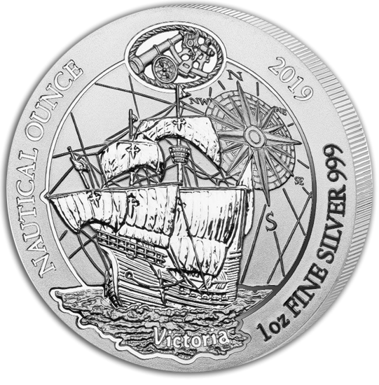 Picture of Rwanda Nautical 2019 “Victoria”, 1 oz Silver