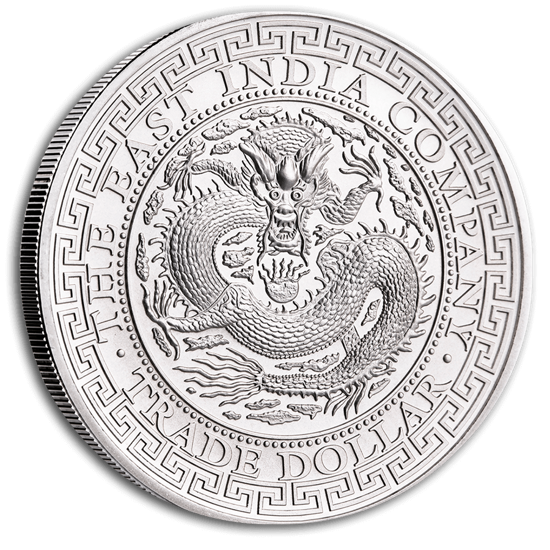 Image de Saint Helena 2019 Silver Chinese Trade Dollar (restrike), 1 oz Argent