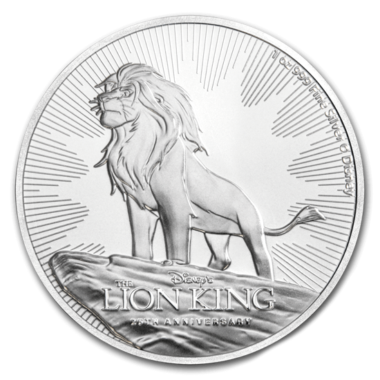 Imagen de Niue 2019 Disney - Lion King "25th Anniversary", 1 oz Plata