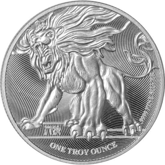Imagen de Niue 2019 The Roaring Lion of Judah, 1 oz Plata
