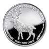 Bild von Tschad 2019 Celtic Animals - Irish Red Deer, 1 oz Silber