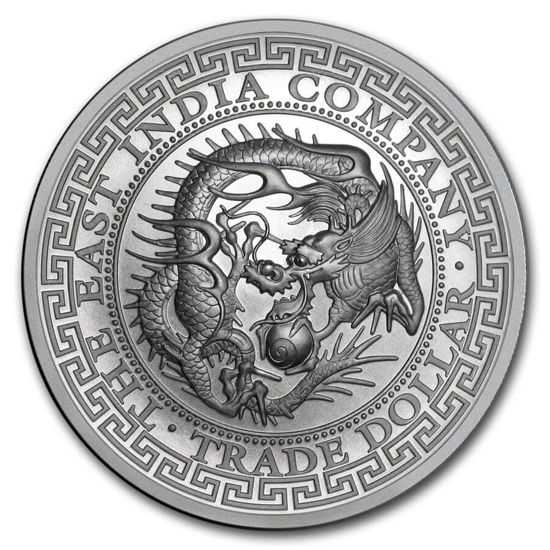 Imagen de Saint Helena 2020 Silver Japanese Trade Dollar (restrike), 1 oz Plata