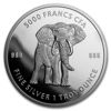 Bild von Tschad Mandala “Elephant” 2019, 1 oz Silber