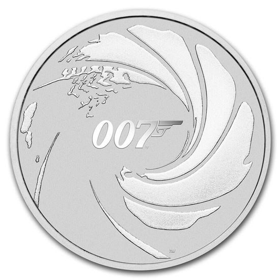 Imagen de Tuvalu 2020 James Bond 007, 1 oz Plata