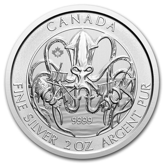 Picture of Canada 2020 Creatures of the North - Kraken, 2 oz Silver