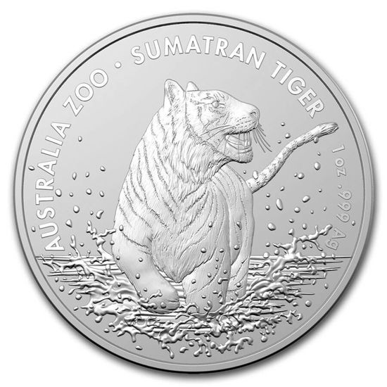 Imagen de Australia Zoo 2020 - Sumatran Tiger, 1 oz Plata