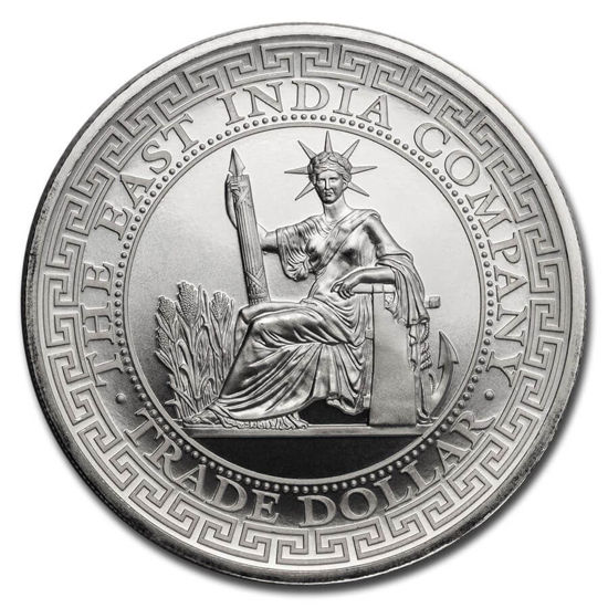 Imagen de Saint Helena 2020 Silver French Trade Dollar (restrike), 1 oz Plata
