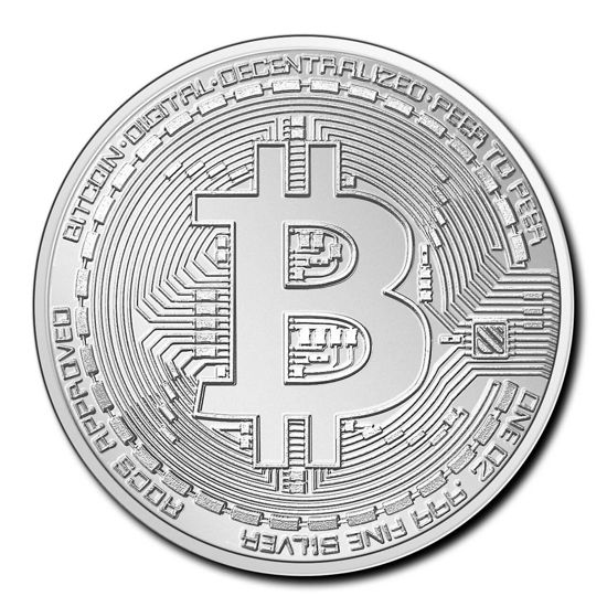 Bild von Tschad Crypto - Bitcoin 2020, 1 oz Silber