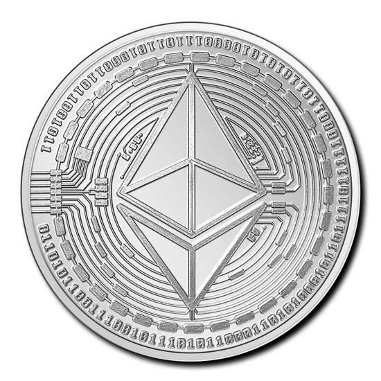 Image de Tchad Crypto - Ethereum 2020, 1 oz Argent