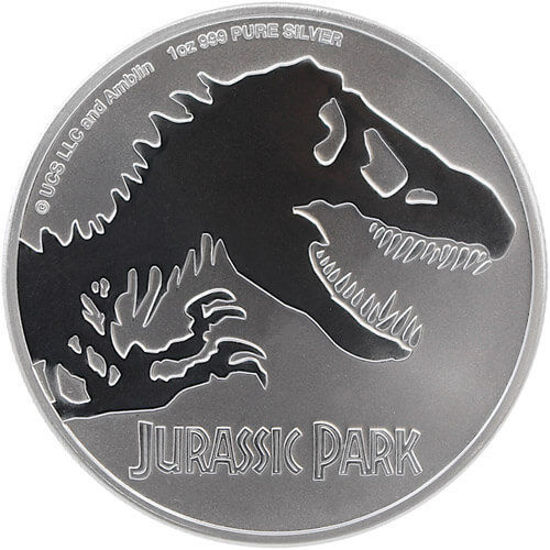 Picture of Niue 2020 Jurassic Park, 1 oz Silver