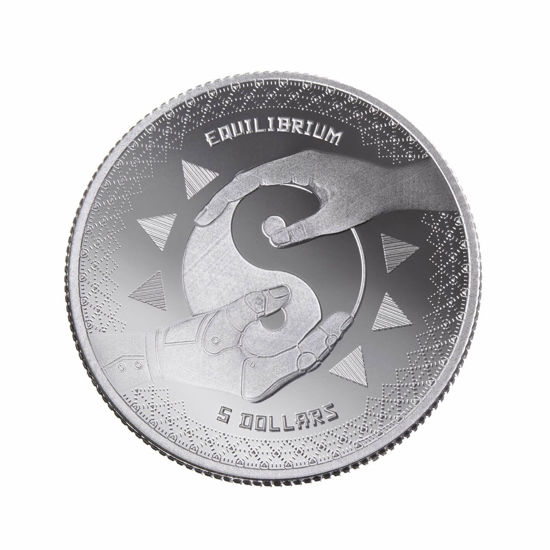 Picture of Tokelau 2020 Equilibrium, 1 oz Silver