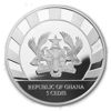 Bild von Ghana 2021 Giants of the Ice Age - Woolly Rhinoceros, 1 oz Silber