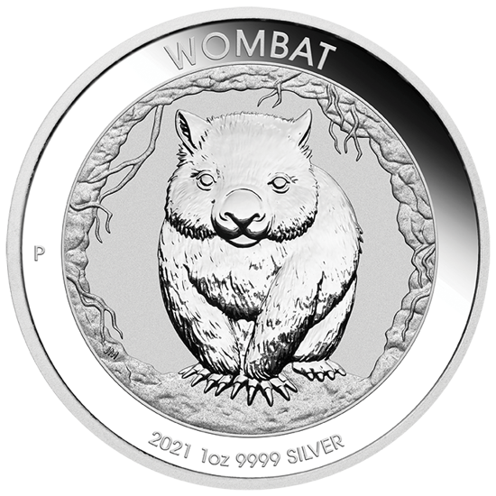 Bild von Australien Wombat 2021, 1 oz Silber