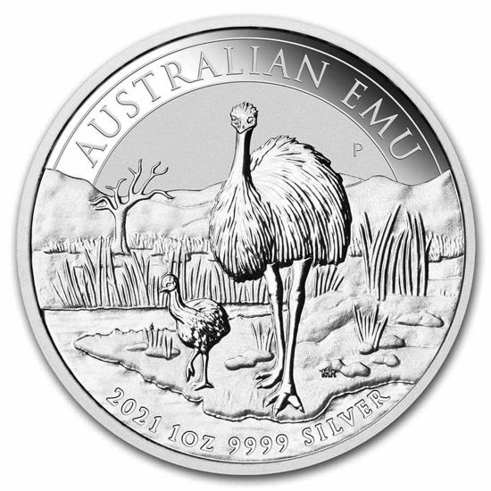 Picture of Australian Emu 2021, 1 oz Silver