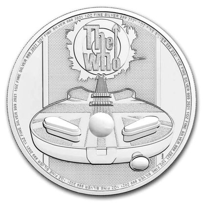 Picture of  Great Britain 2021 Music Legends: The Who, 1 oz Silver