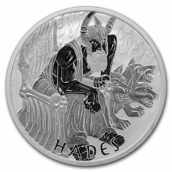 Picture of Tuvalu 2021 Gods of Olympus - Hades, 1 oz Silver