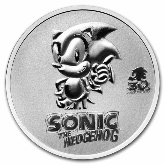 Imagen de Niue 2021 Sonic the Hedgehog 30th Anniversary, 1 oz Plata
