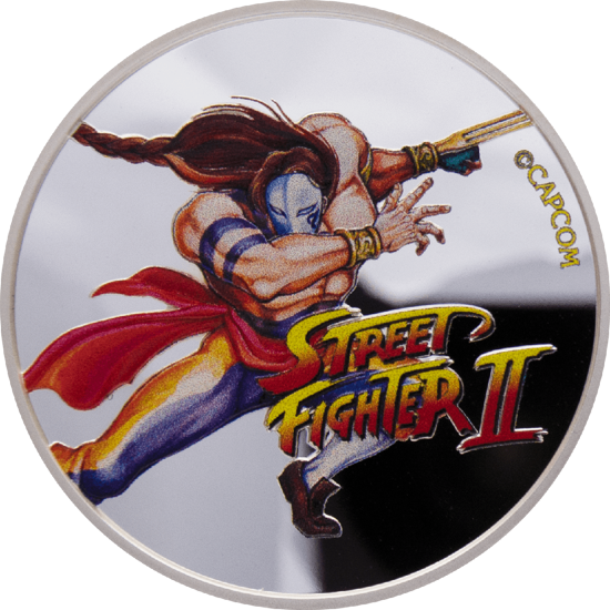Picture of Fiji 2021 Street Fighter II 30th Anniversary - Vega, 1 oz Silver