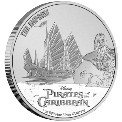 Imagen de Niue 2021 Disney - Pirates of the Caribbean: The  Empress, 1 oz Plata