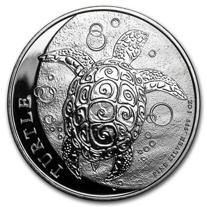 Picture of Niue 2022 Hawksbill Turtle, 1 oz Silver