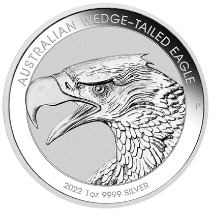Picture of Australian 2022 Wedge-Tailed Eagle, 1 oz Silver