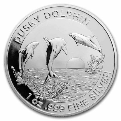 Imagen de Australia Dolphin 2022 "Dusky Dolphin", 1 oz Plata
